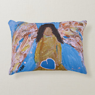 Angel throw pillow