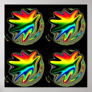 Angel Trails art Poster