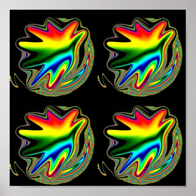 Angel Trails art Poster (Front)