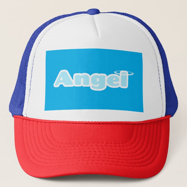 angel trucker hat (Front)