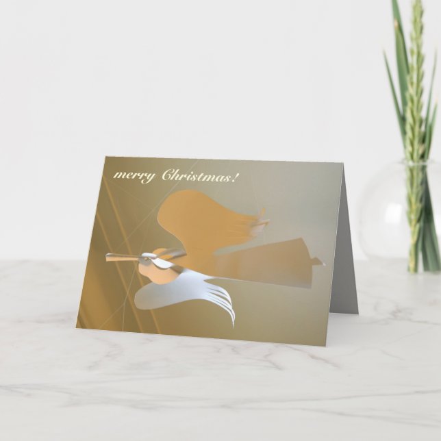 Angel trumpets card (Front)