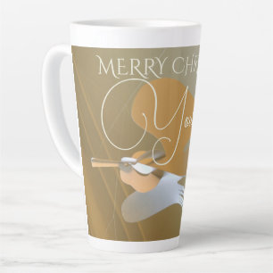 Angel trumpets latte mug