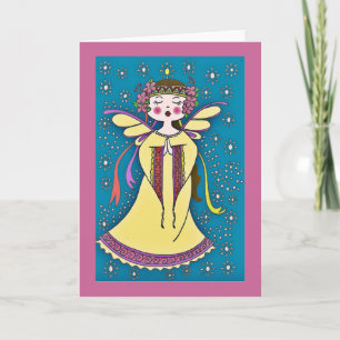 Angel Ukrainian Folk Art Card
