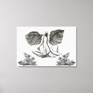 Angel Uriel Canvas Print