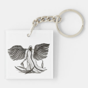 Angel Uriel Key Ring