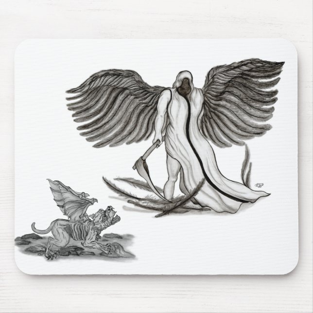 Angel Uriel Mouse Mat (Front)