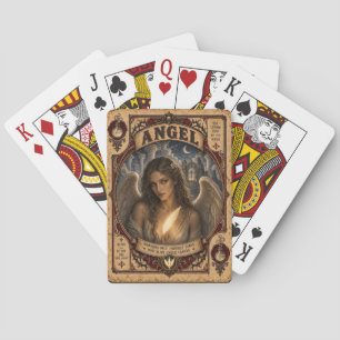 Angel, Vintage Circus Monsters Playing Cards