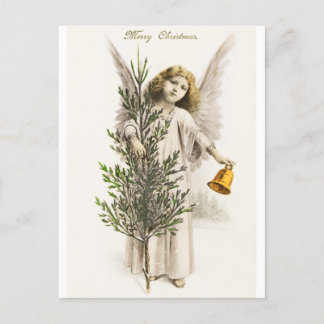 Angel Vintage Retro Holiday Christmas Post Card