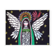 Angel Virgin of Guadalupe Art by Heather Galler