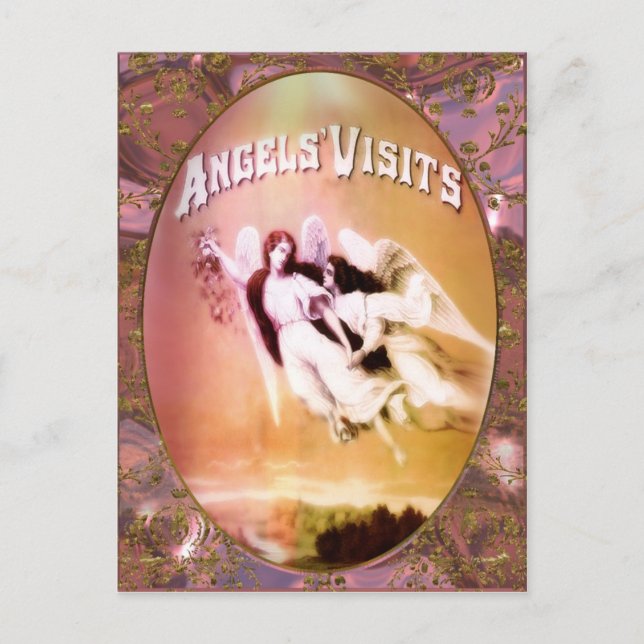 Angel Visits  Postcard (Front)