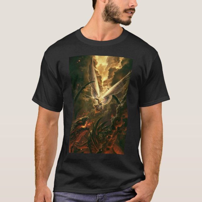 Angel Vs Dragon T-Shirt (Front)