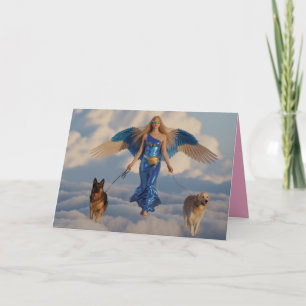 Angel Walkin' the Dog Card 5