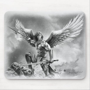 ANGEL WARRIOR MOUSE MAT