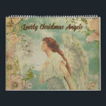 Angel White Flowers Blue Sky Calendar<br><div class="desc">Angel White Flowers Blue Sky design makes awesome gift for Christmas,  birthday. Get your's today and make something beautiful!</div>
