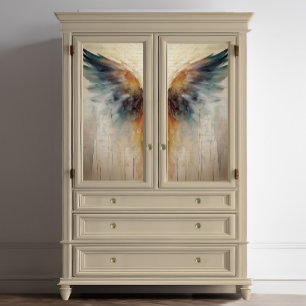Angel Wing Ethereal Abstract Impressionism Muted Tissue Paper