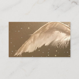 Angel Wing Smokey Fog Misty Business Cards