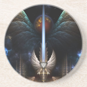 Angel Wing Sword Of Arkledious IMW Sstone Coaster