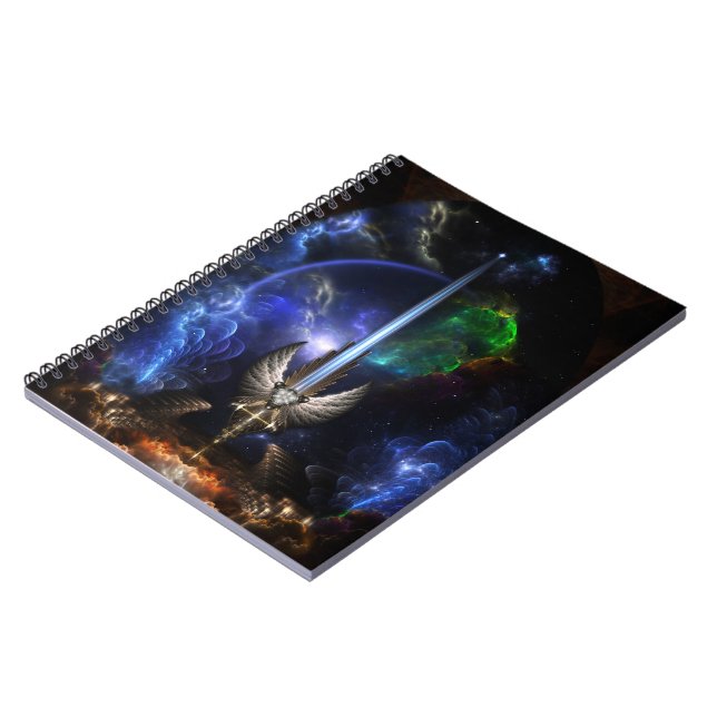 Angel Wing Sword Of Arkledious Sp Spiral Notebook (Left Side)