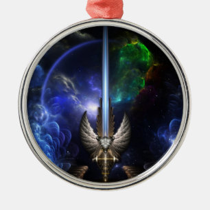 Angel Wing Sword Of Arkledious Space Premium Ornam Metal Tree Decoration