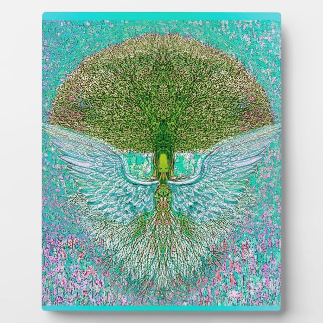 Angel Wing Tree of Life Plaque (Front)