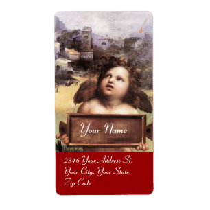 ANGEL / Winged Cherub, Red