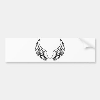 angel_wings_3_ bumper sticker