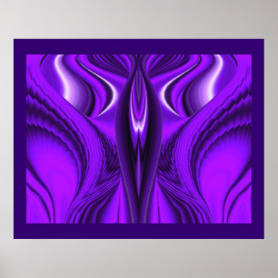 Angel Wings , Abstract Fantasy Rainbow Art Poster