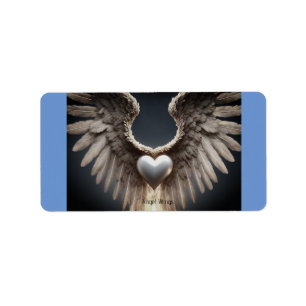 Angel Wings Address Label