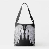 ANGEL WINGS Black Custom Monogram