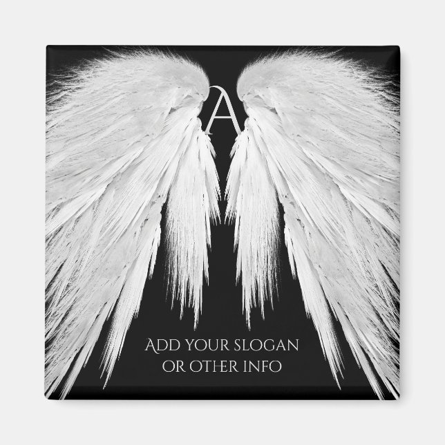 ANGEL WINGS Black Magnet (Front)