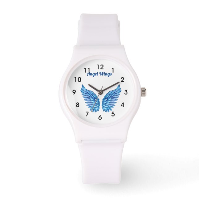 Angel Wings Blue Watch (Front)