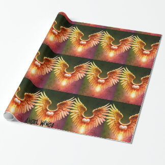 Angel Wings Bright Colourful Wrapping Paper