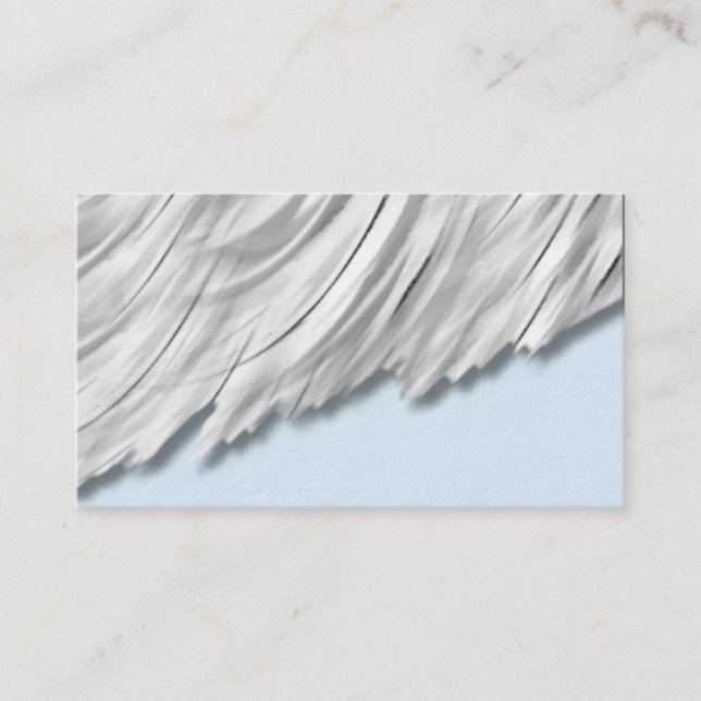 Angel Wings Christian Spiritual Business Cards (Front)
