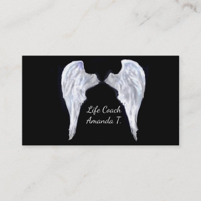 Angel Wings,Christian,Spiritual,Business Cards (Front)