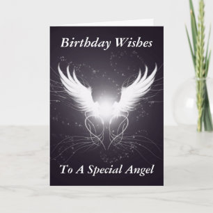 Angel Wings! - Designer Birthday Greeting Card