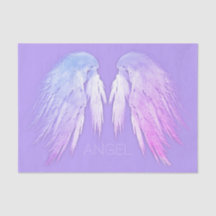 ANGEL WINGS Fairy Purple Custom Name