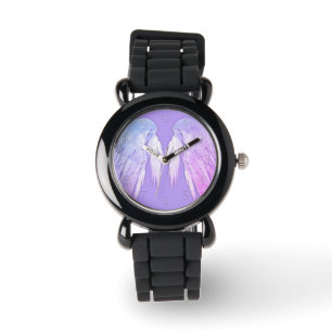 ANGEL WINGS Fairy Purple Numbered Watch