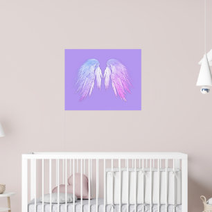 ANGEL WINGS Fairy Purple Poster