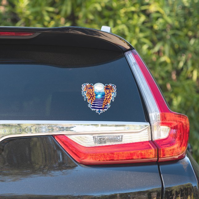 angel wings for Fathers Day (Car Side)
