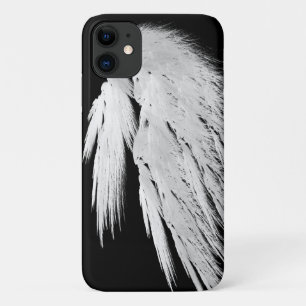 ANGEL WINGS Grey Touched Feathers Right Custom iPhone 11 Case