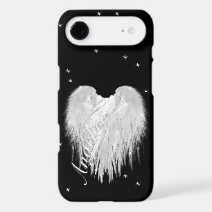 ANGEL WINGS Heart Black Starry Night