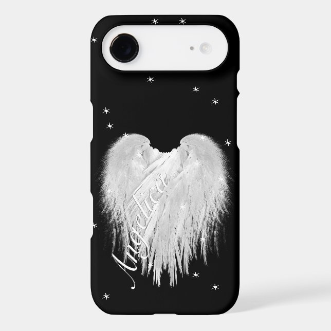 ANGEL WINGS Heart Black Starry Night (Back)