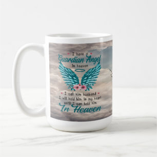 Angel Wings Husband Memorial Custom Mug