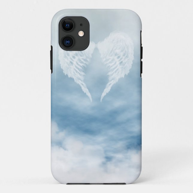 Angel Wings in Cloudy Blue Sky Case-Mate iPhone Case (Back)