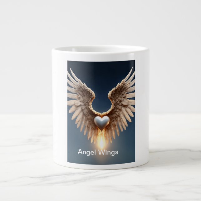 Angel Wings Jumbo Speciality Mug (Front)