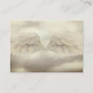 Angel Wings Light, Spiritual, Reiki, business card