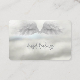Angel Wings Light, Spiritual, Reiki, business card