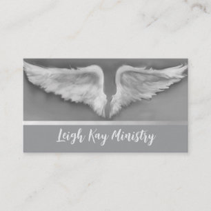 Angel Wings lightworker spiritual business cards
