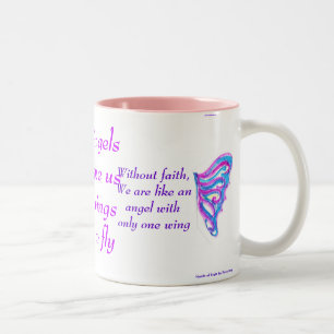Angel wings mug