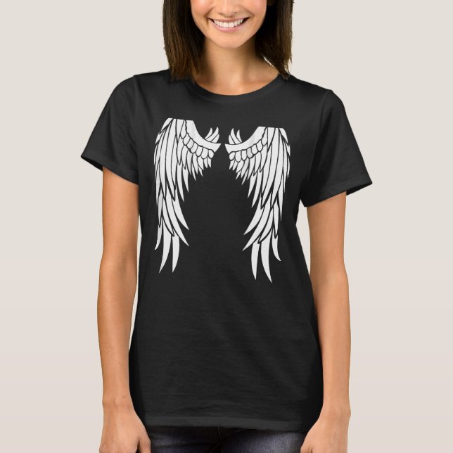 Angel Wings on your Back - Cool Heavenly Fantasy T T-Shirt (Front)